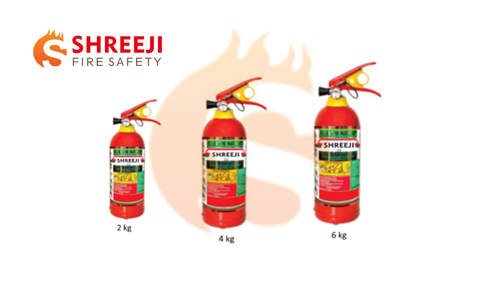 Fire Safety Clean Agent Fire Extinguisher 2Kg, 4Kg,  6Kg, 9Kg. Manufacturers